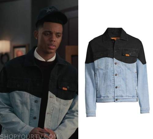 Bel-Air S02 Jabari Banks Purple Denim Jacket