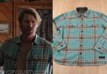 Sullivans Crossing: Season 1 Episode 5 Cal's Blue Plaid Shirt | Shop ...