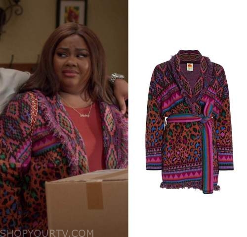 Grand Crew: Season 2 Episode 8 Nicky's Printed Cardigan | Shop Your TV
