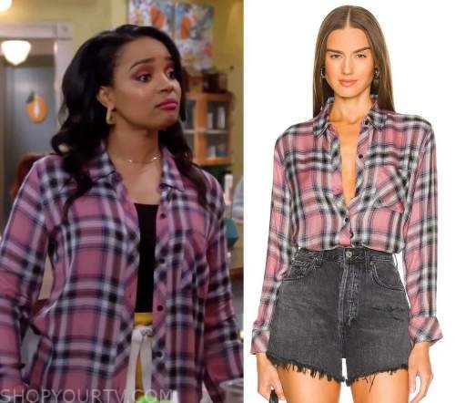 WornOnTV: Karen's blue cropped wrap jacket on Tyler Perrys Sistas