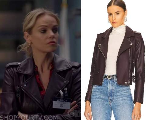 WornOnTV: Heather's black embroidered LV patch blazer on The Real