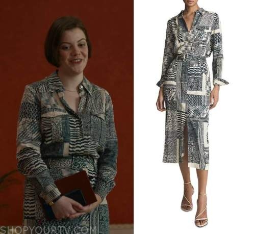 The Diplomat: Season 1 Episode 1 Printed Shirt Dress | Shop Your TV