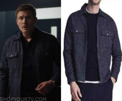 Hudson And Rex: Season 5 Episode 18 Charlie's Navy Zip Jacket 