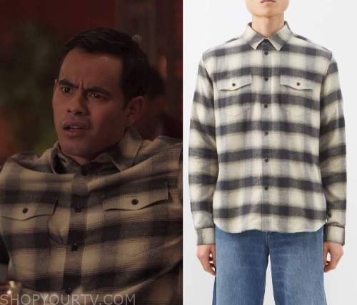 9 1 1 Lone Star Season 4 Episode 12 Mateos Plaid Shirt Shop Your Tv 8068