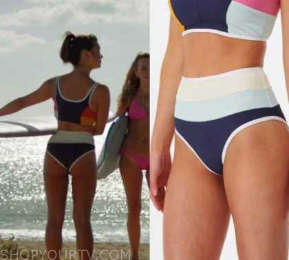 Demi Lovato: Neon Colorblock Bikini