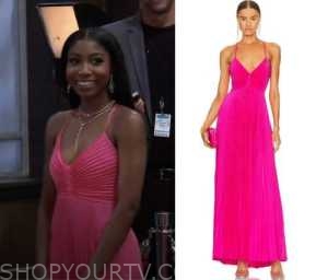 General Hospital: April 2023 Trina's Pink Pleat Nurses Ball Gown | Shop ...