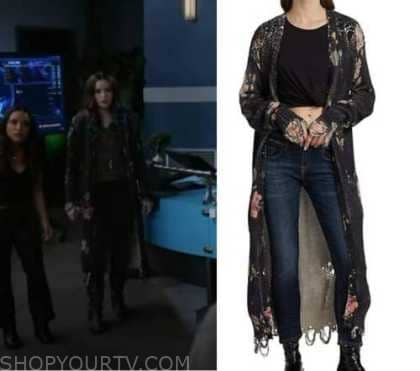 The Flash Season 9 Episode 12 Khione s Floral Maxi Cardigan