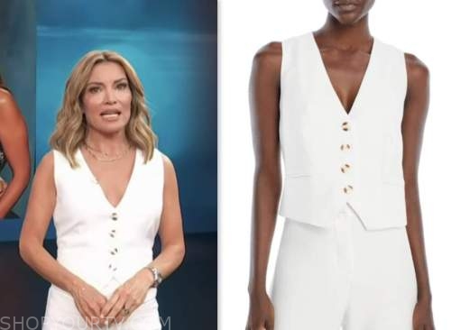 Access Hollywood: May 2023 Kit Hoover's White Vest | Shop Your TV