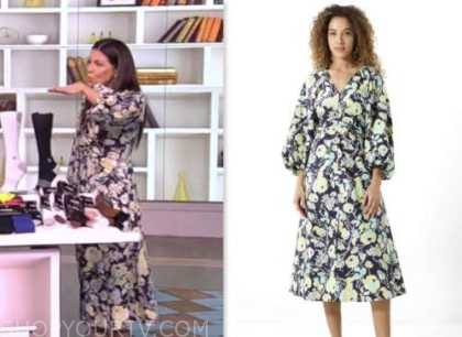 The View: May 2023 Gretta Monahan's Floral Print Midi Dress | Shop Your TV