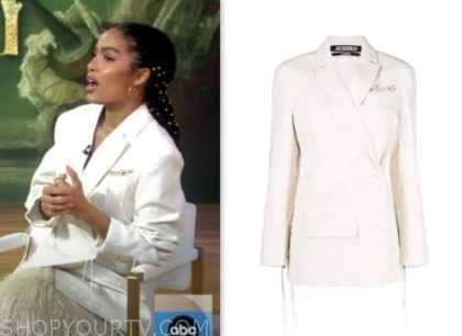 Yara Shahidi Wore Jacquemus On Good Morning America