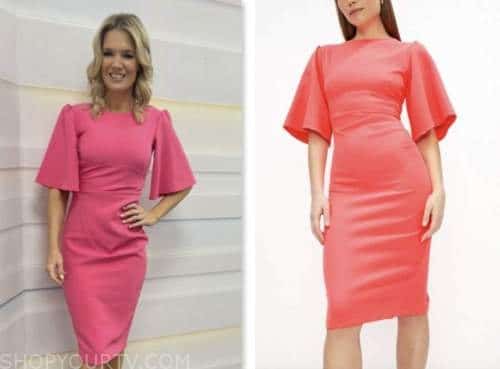 Charlotte hawkins red dress this clearance morning