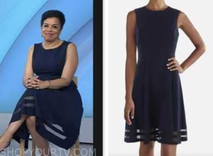 The Today Show: May 2023 Sharon Epperson's Navy Blue Illusion Stripe ...