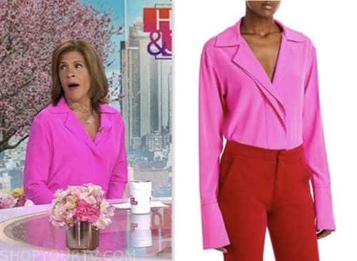 The Today Show: May 2023 Hoda Kotb's Pink Shirt | Shop Your TV