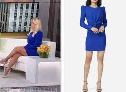 Outnumbered: May 2023 Tomi Lahren's Blue Twist Front Mini Dress | Shop ...