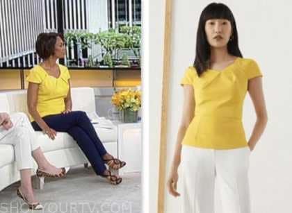 Outnumbered: May 2023 Harris Faulkner's Yellow Top | Shop Your TV