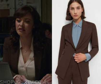 Blue Bloods: Season 13 Episode 19 Maria's Brown Blazer | Shop Your TV