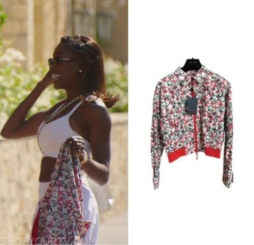 Louis Vuitton Zip Jacket worn by Chelsea Lazkani as seen in