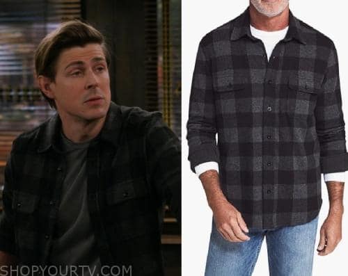 How I Met Your Father Season 2 Episode 13 Jesses Grey Check Plaid Shirt Shop Your Tv 6710