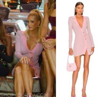 Selling Sunset: Season 6 Episode 10 Emma Hernan's Pink Button Front ...