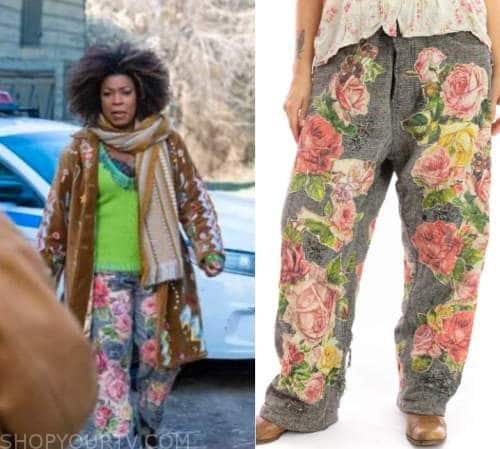 The Equalizer: Season 3 Episode 17 Vi's Printed Pants | Shop Your TV