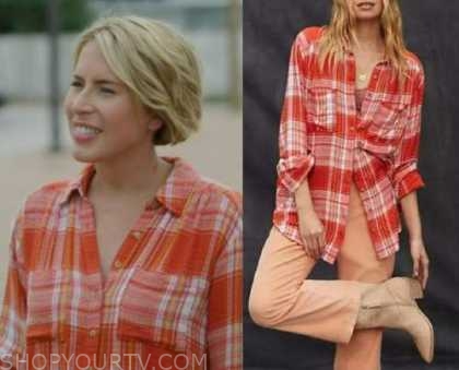 Home Town Takeover: Season 2 Episode 3 Erin's Red Plaid Shirt | Shop ...