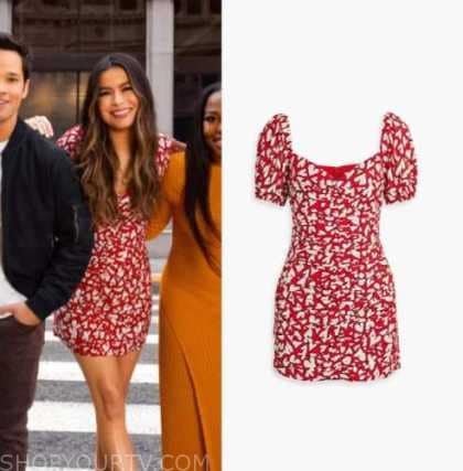 iCarly Reboot: Season 3 Promotional Photos Carly's Printed Mini Dress ...