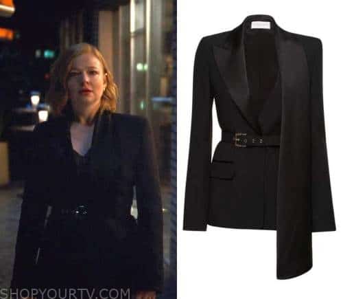 Succession: Season 4 Episode 7 Shiv's Belted Blazer | Shop Your TV