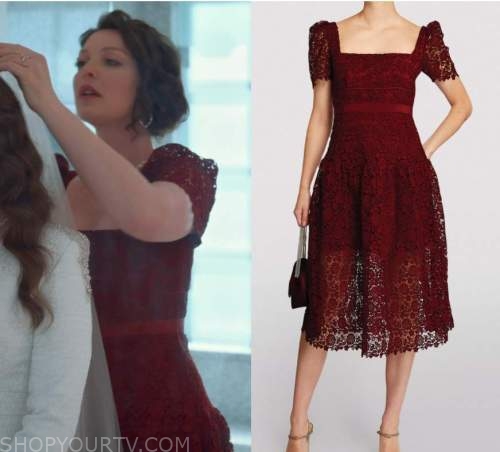 Firefly Lane Season 2 Episode 13 15 16 Tully s Red Lace Midi