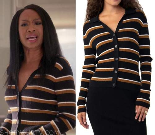 Grand Crew: Season 2 Episode 10 Kristin's Striped Cardigan | Shop Your TV