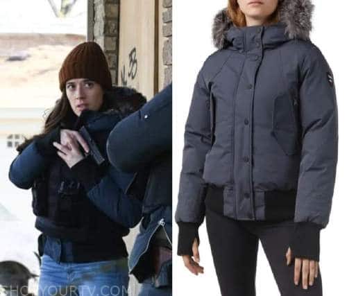 Chicago PD: Season 10 Episode 20 Kim's Navy Puffer Jacket | Shop Your TV