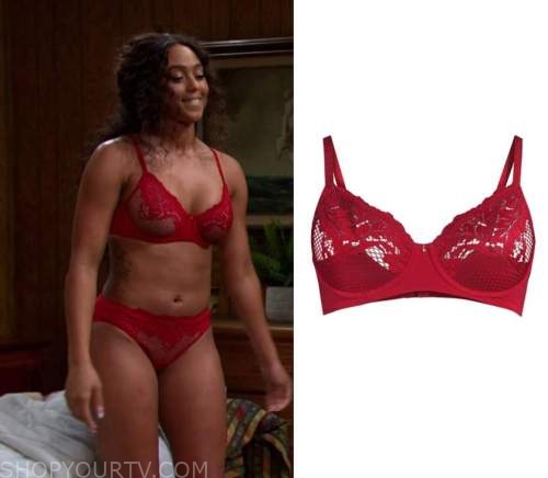 Days Of Our Lives: May 2023 Talia's Red Lace Bra