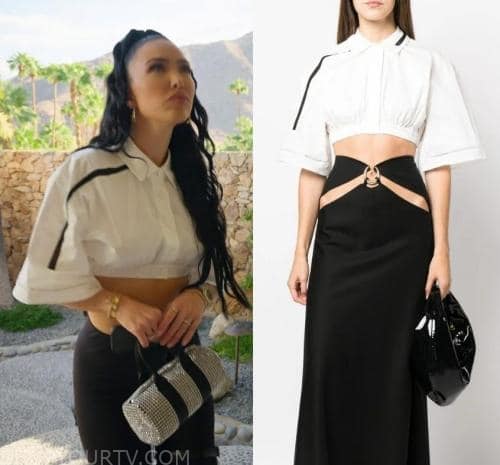 WornOnTV: Bre's Balenciaga logo shirt on Selling Sunset, Bre Tiesi