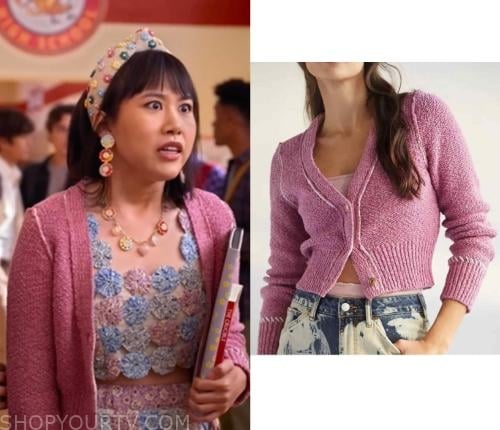 Never Have I Ever: Season 4 Episode 1 Eleanor's Pink Cardigan