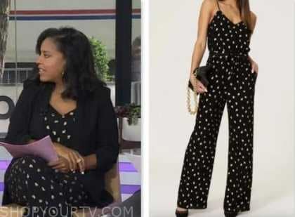 The Today Show: June 2023 Sheinelle Jones's Black and Gold Metallic ...