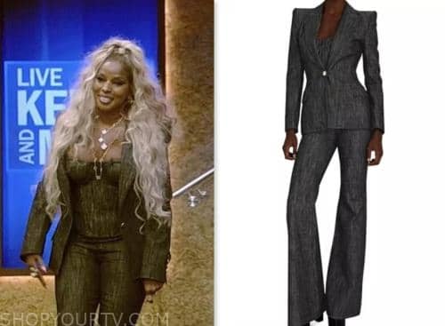 Gucci Tracksuit worn by Monet (Mary J. Blige) as seen in Power Book II:  Ghost (S03E03)