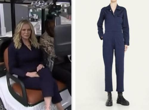 Access Hollywood: June 2023 Chelsea Handler's Navy Blue Jumpsuit | Shop ...