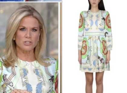 The Story: June 2023 Martha MacCallum's Graphic Print Long Sleeve Dress ...