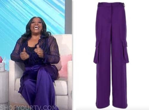 PURPLE CARGO PANT ( Bpostive) Jeans