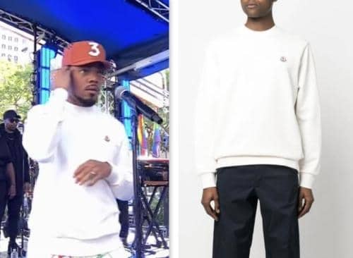 The Today Show: June 2023 Chance the Rapper's White Sweatshirt | Shop ...