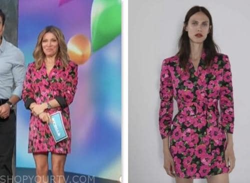 Access Daily: June 2023 Kit Hoover's Pink Floral Blazer Dress | Shop ...