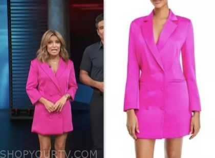 Access Hollywood: June 2023 Kit Hoover's Pink Blazer Dress | Shop Your TV