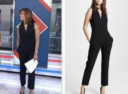 The Today Show: June 2023 Hoda Kotb's Black Sleeveless Jumpsuit | Shop ...