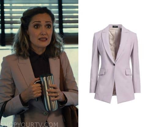 Clare V Gosee Clutch worn by Sylvia (Rose Byrne) as seen in