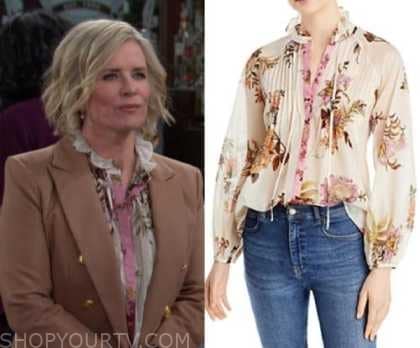 Days Of Our Lives: June 2023 Kayla's Floral Blouse | Shop Your TV