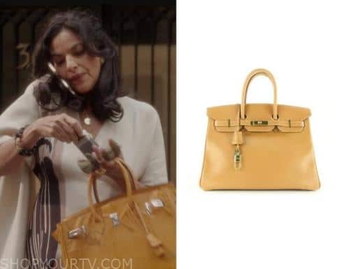 And Just Like That: Season 2 Episode 3 Seema's Tan Birkin Bag | Shop ...