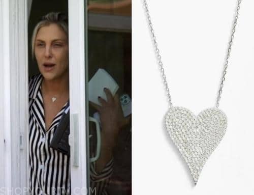 Real Housewives of Orange County: Season 17 Episode 3 Heather's Silver Airplane  Necklace