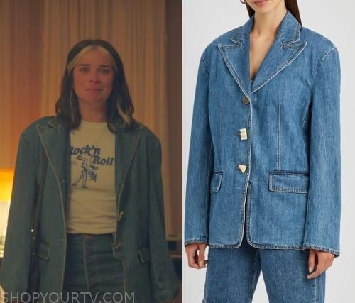 Shop Black Mirror S06 Annie Murphy Quilted Jacket