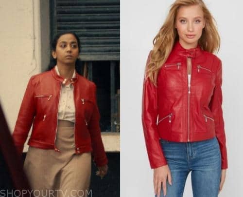 Black Mirror S06 Annie Murphy Denim Blazer