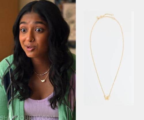 Never Have I Ever: Season 4 Episode 8 Devi's Gold Butterfly Choker