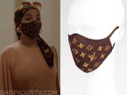 Silk Louis Vuitton Mask